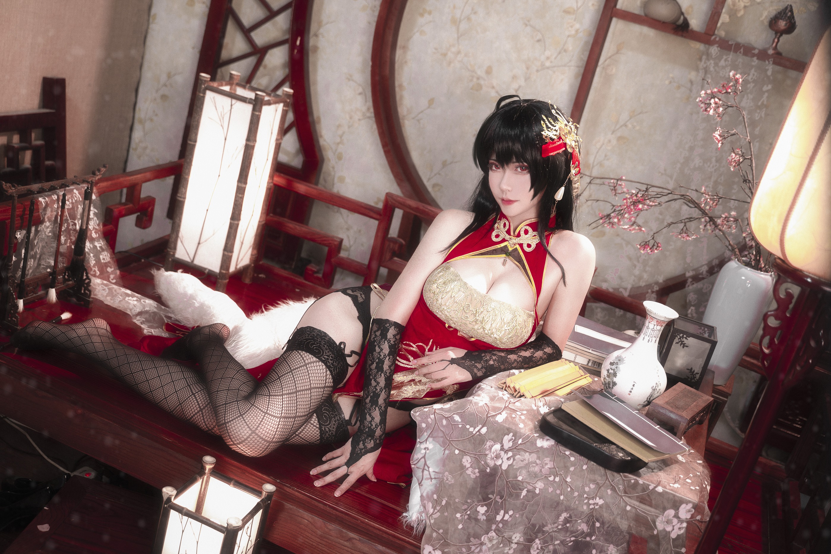 图片[1]-Seya-狮砸 – NO.031 碧蓝航线 大凤 旗袍[15P]-XikXak